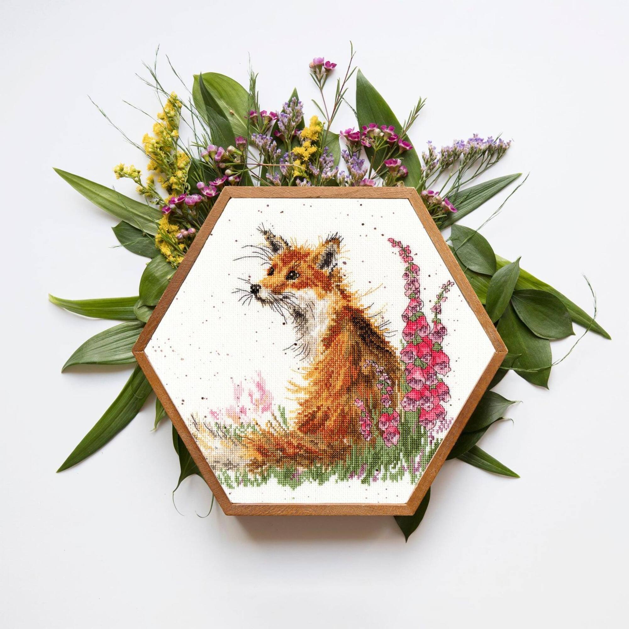 Bothy Threads Amongst the Foxgloves Counted Cross Stitch Kit